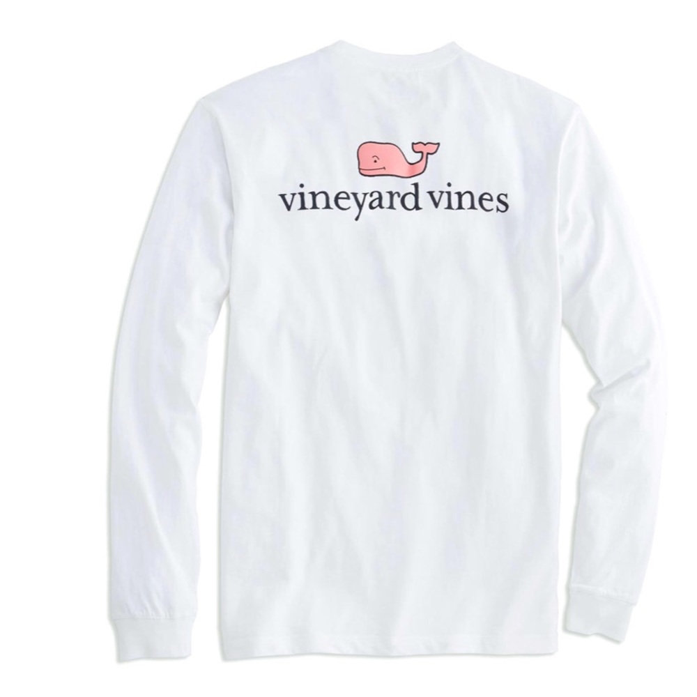 Long-Sleeve Vineyard Vines Graphic Pocket T-Shirt